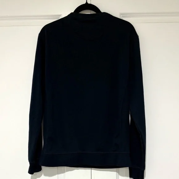 Original Penguin Navy Blue Crewneck Sweatshirt with Embroidered Logo - Picture 3 of 4
